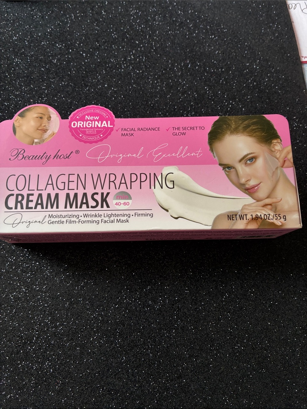 Collagen Wrapping Cream Mask - Pink
